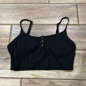 Aerie black swimming top